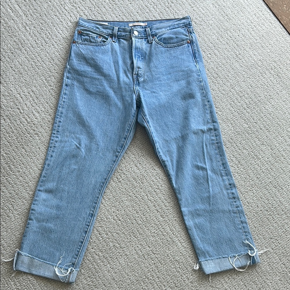 Levi's Blue Straight Leg Jeans